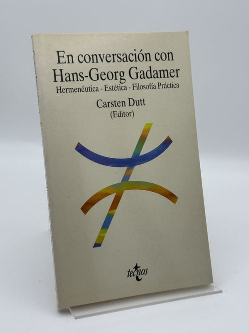 Portada de En Conversacion Con Hans-Georg Gadamer de Carsten Dutt, libro de segunda mano