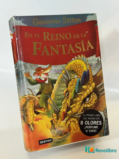 Portada de En el Reino de la Fantasía de Geronimo Stilton, libro de segunda mano