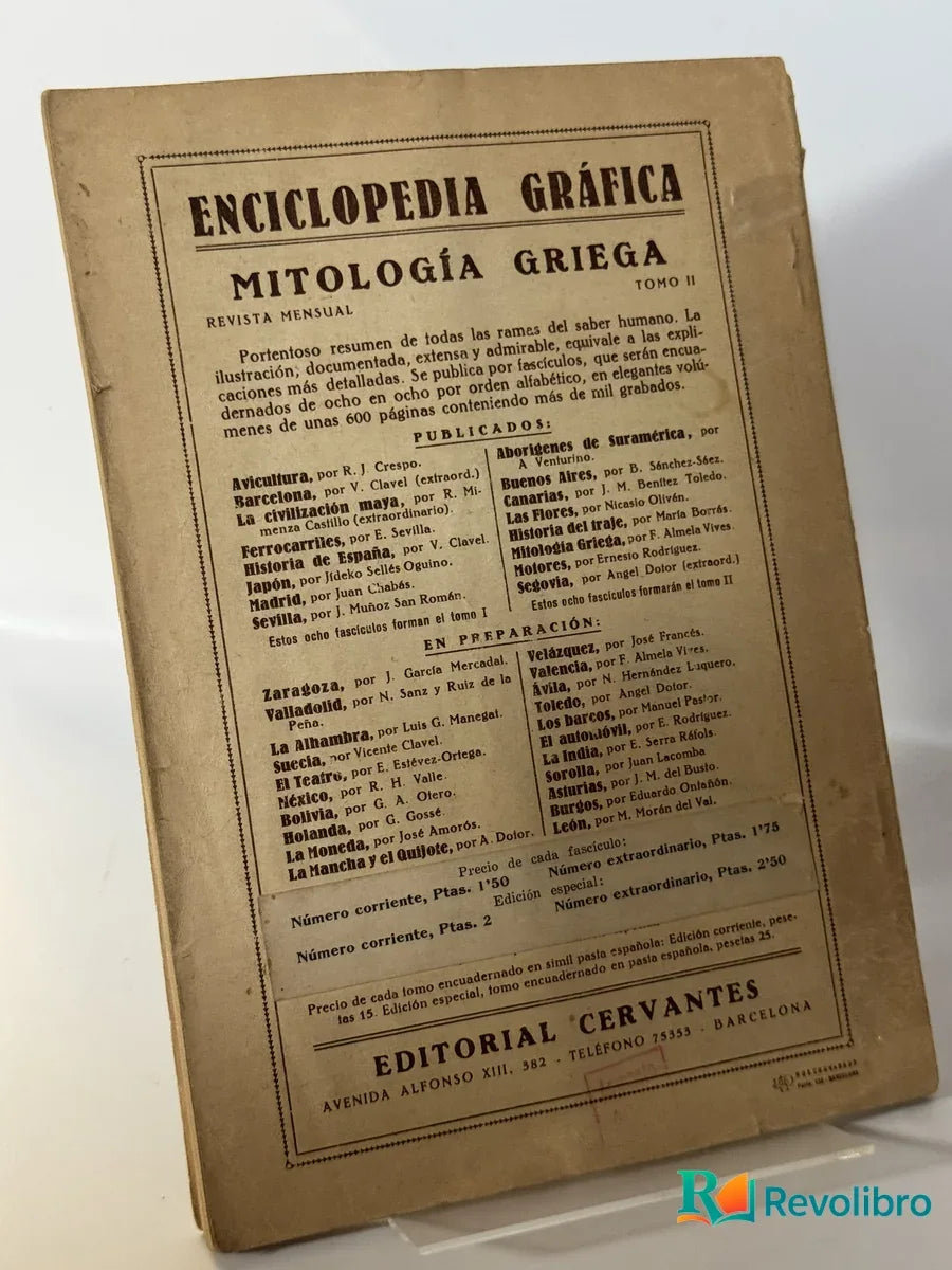 Foto 2 de Enciclopedia Gráfica Mitologia Griega de Desconocido, libro de segunda mano
