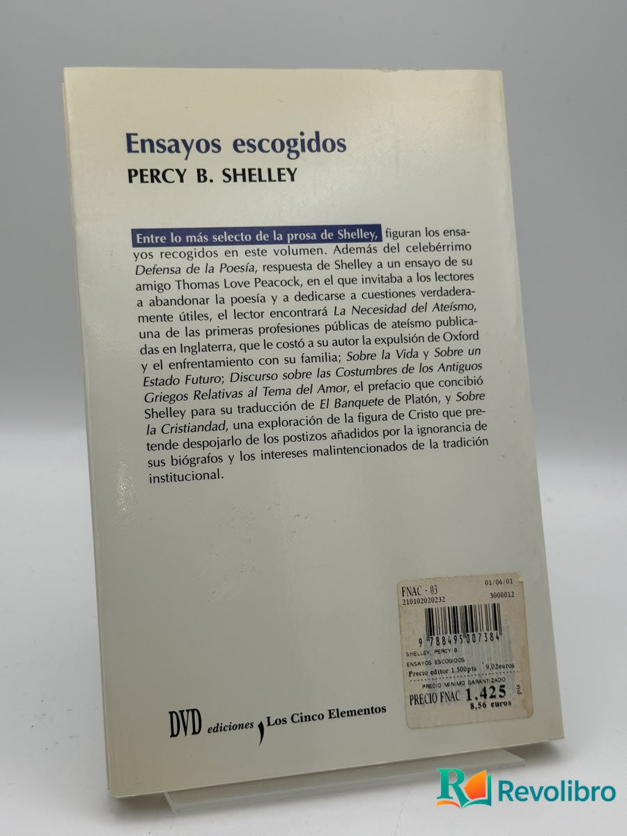 Ensayos escogidos - Percy Bysshe Shelley - Imagen 2