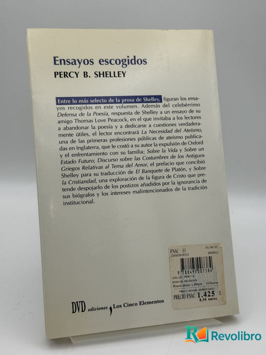 Ensayos escogidos - Percy Bysshe Shelley - Imagen 2