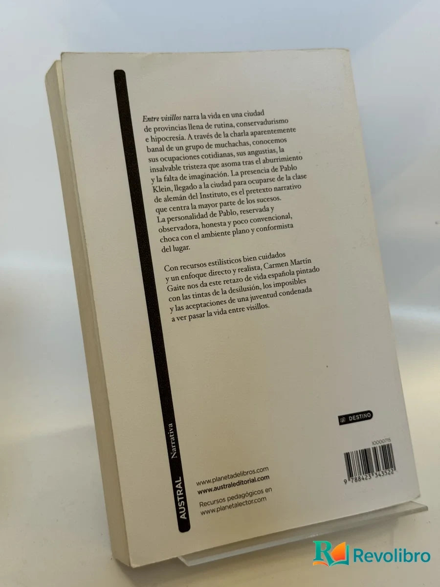 Foto 2 de Entre visillos de Carmen Martín Gaite, libro de segunda mano