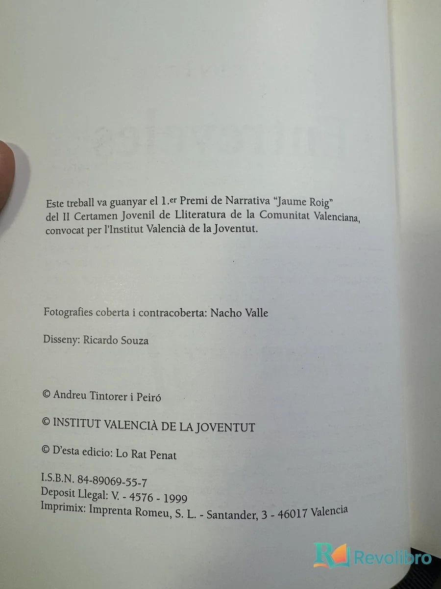Foto 2 de Entrevèles de Andreu Tintorer i Peiró, libro de segunda mano