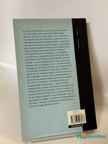 Foto 2 de Entrevista con Francis Bacon de David Sylvester, libro de segunda mano