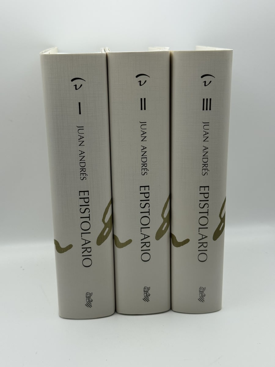 Epistolario de Juan Andrés y Morell (1740-1817) 3 tomos - Foto 2