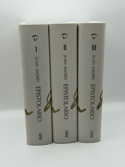 Epistolario de Juan Andrés y Morell (1740-1817) 3 tomos - Foto 2