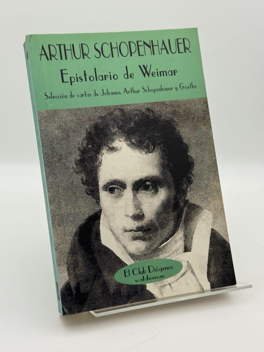 Portada de Epistolario de Weimar de Arthur Schopenhauer, libro de segunda mano