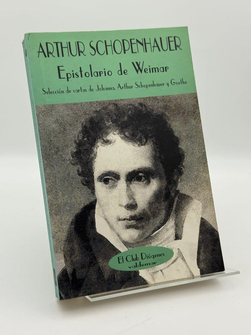 Portada de Epistolario de Weimar de Arthur Schopenhauer, libro de segunda mano