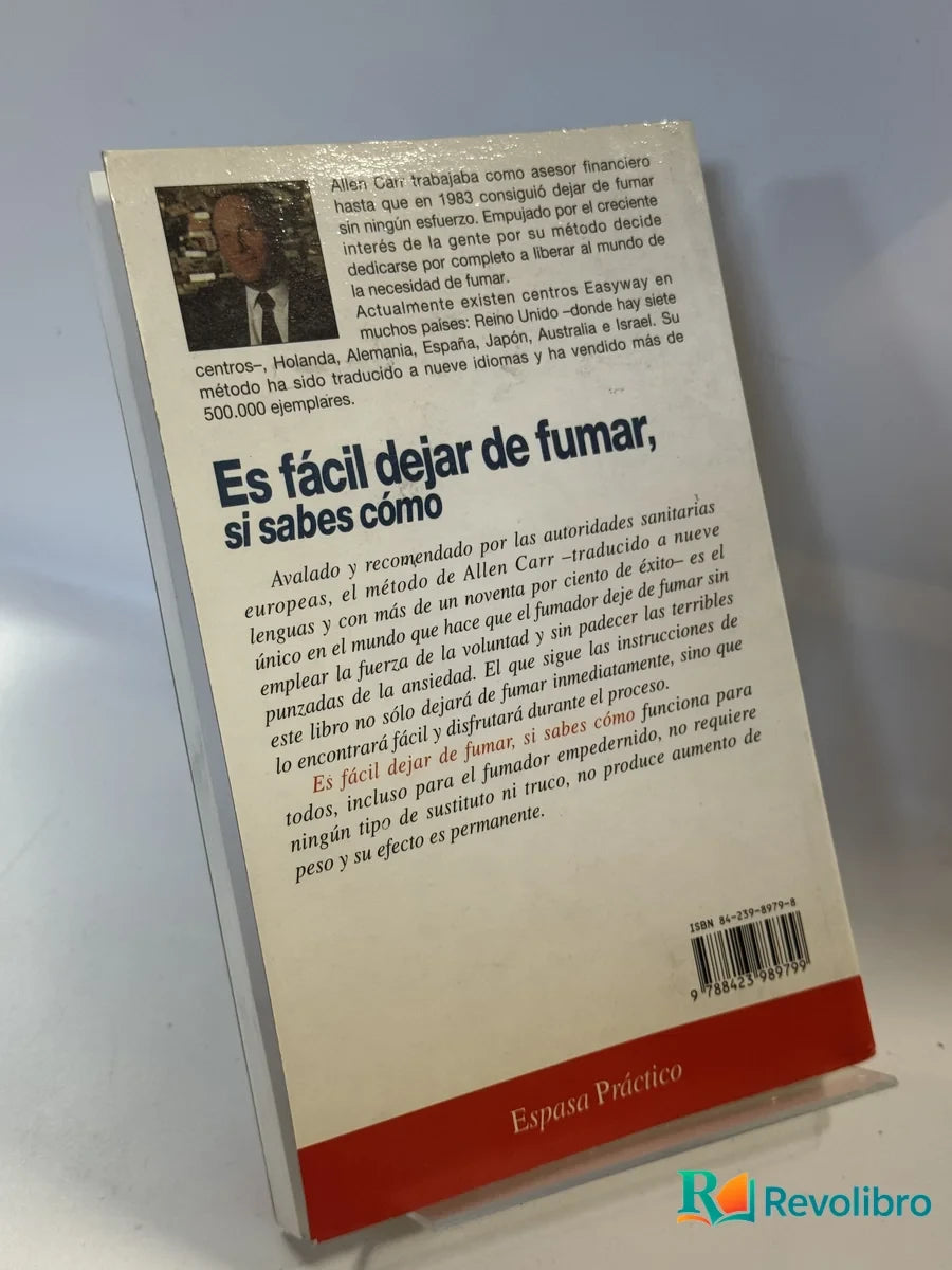 Foto 2 de Es fácil dejar de fumar, si sabes cómo de Allen Carr, libro de segunda mano