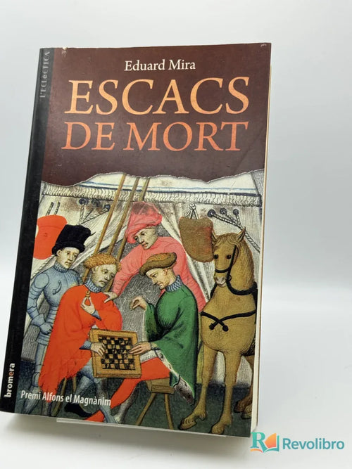 Portada de Escacs de Mort de Eduard Mira, libro de segunda mano