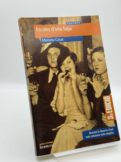 Portada de Escales d'una fuga - Mariano Casas de Mariano Casas, libro de segunda mano