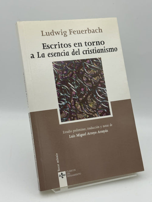 Portada de Escritos en torno a la esencia del cristianismo de Ludwig Feuerbach, libro de segunda mano