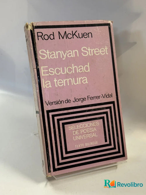 Portada de Escuchad la ternura de Rod McKuen, libro de segunda mano