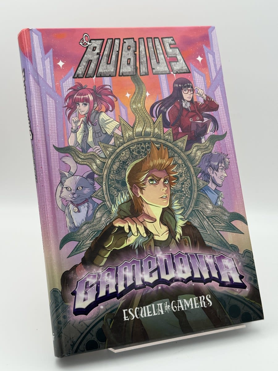 Portada de Escuela de gamers II. Gamedonia de elrubius, libro de segunda mano