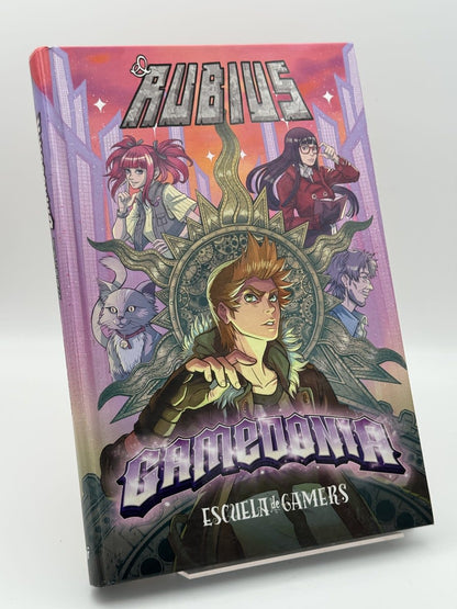 Portada de Escuela de gamers II. Gamedonia de elrubius, libro de segunda mano