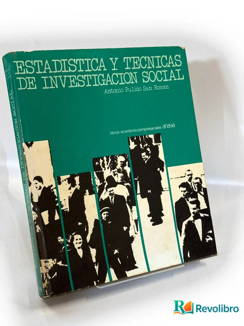 Portada de Estadística y técnicas de investigación social - 1ª edición de Antonio Pulido San Román, libro de segunda mano