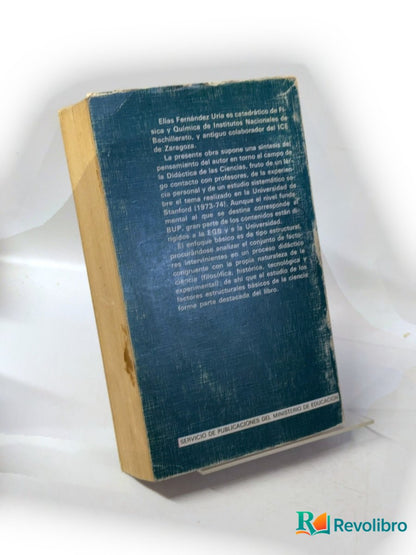 Foto 2 de Estructura y didáctica de las ciencias de Elías Fernández Uría, libro de segunda mano