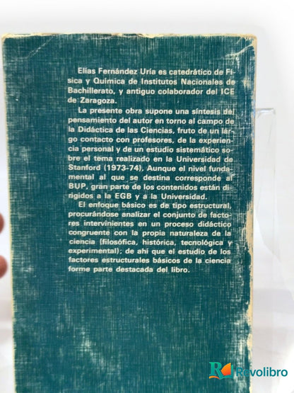 Foto 3 de Estructura y didáctica de las ciencias de Elías Fernández Uría, libro de segunda mano