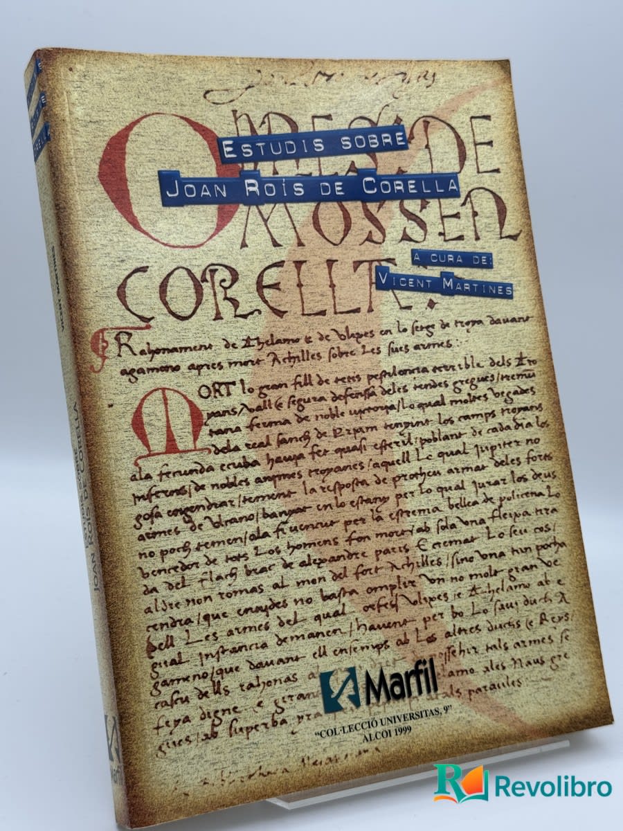 Estudis sobre Joan Roís de Corella - Vicent Martines - Portada