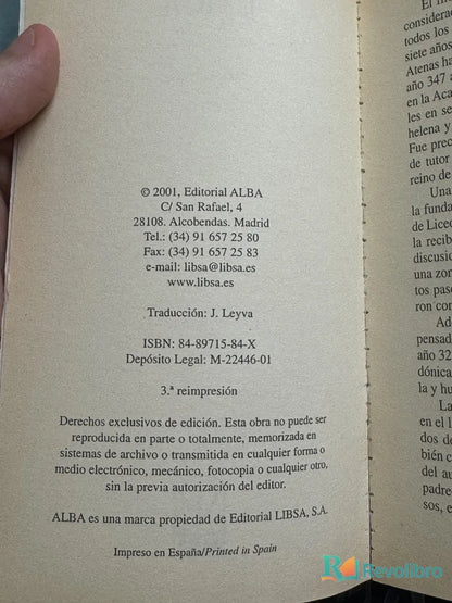 Foto 2 de Ética de Aristóteles, libro de segunda mano