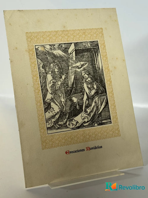 Portada de Evocaciones Navideñas de Richard Gans, libro de segunda mano