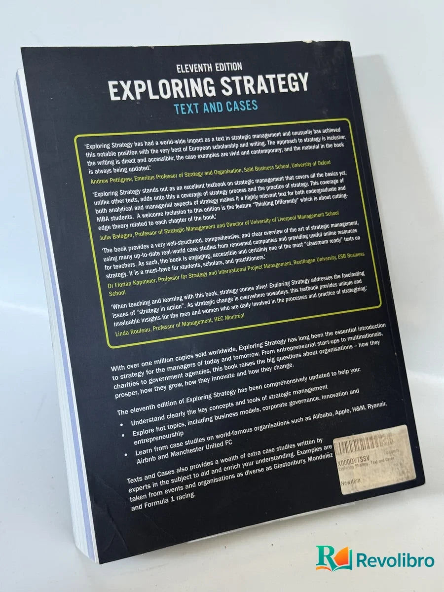 Foto 2 de Exploring Strategy de Gerry Johnson, libro de segunda mano