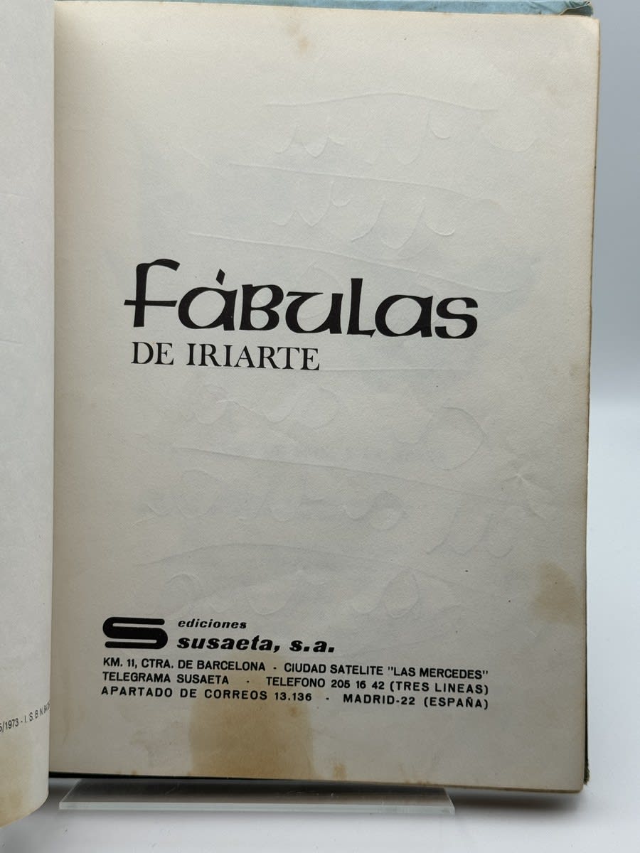Fábulas de Iriarte - Tomás de Iriarte - Imagen 3
