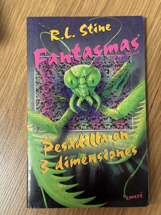 Fantasmas de Fear Street: Pesadilla en 3 dimensiones - R.L. Stine - Portada