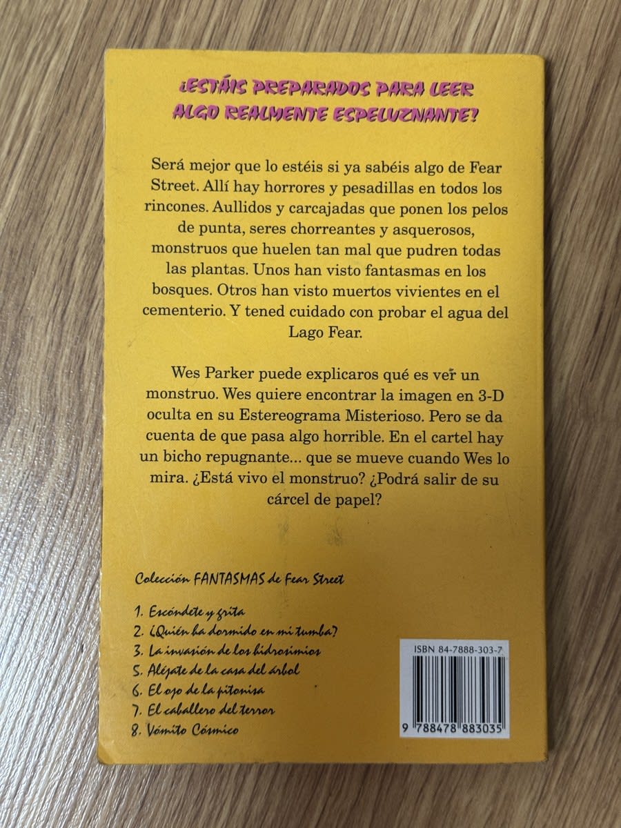 Foto 2 de Fantasmas de Fear Street: Pesadilla en 3 dimensiones - R.L. Stine de R.L. Stine, libro de segunda mano