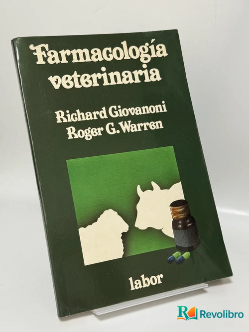 Portada de Farmacología veterinaria de Richard Giovanoni Roger G. Warren, libro de segunda mano