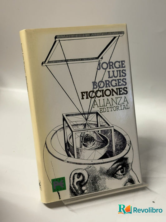 Portada de Ficciones de Jorge Luis Borges, libro de segunda mano