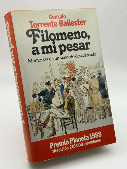 Portada de Filomeno, a mi pesar de Gonzalo Torrente Ballester, libro de segunda mano