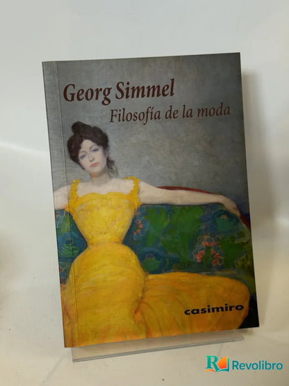 Portada de Filosofía de la moda de Georg Simmel, libro de segunda mano