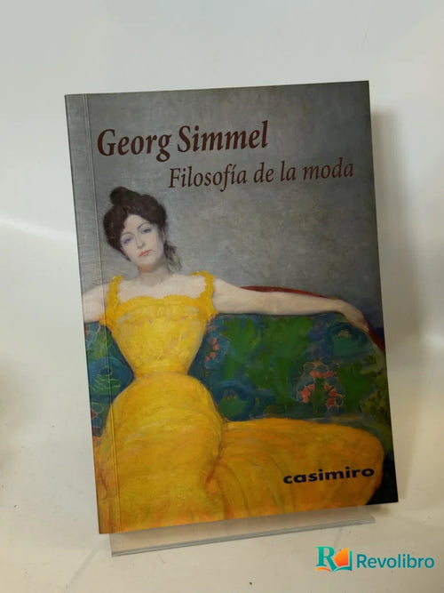 Portada de Filosofía de la moda de Georg Simmel, libro de segunda mano