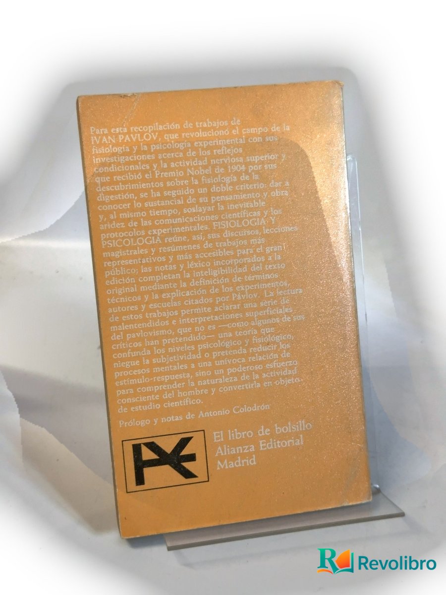 Foto 2 de Fisiología y psicología de Iván Pavlov, libro de segunda mano