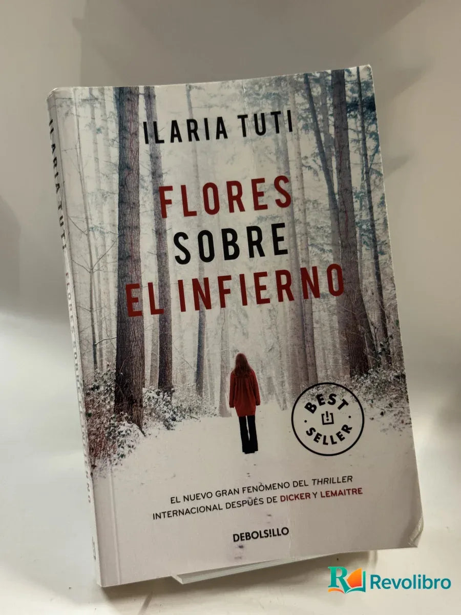 Portada de Flores sobre el infierno de Ilaria Tuti, libro de segunda mano