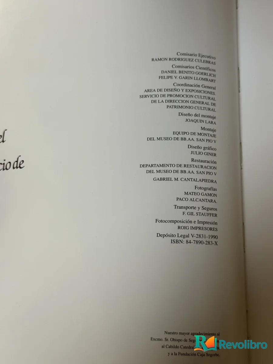 Foto 2 de Fondos del Museo Catedralicio de Segorbe de Museu Sant Pius V de Valencia, libro de segunda mano