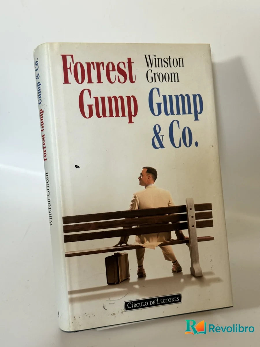 Portada de Forrest Gump de Winston Groom, libro de segunda mano