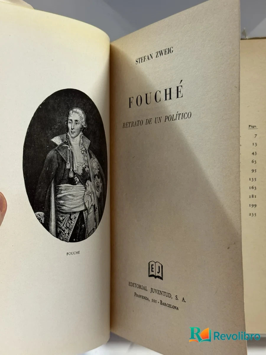 Foto 5 de Fouché El Genio Tenebroso de Stefan Zweig, libro de segunda mano