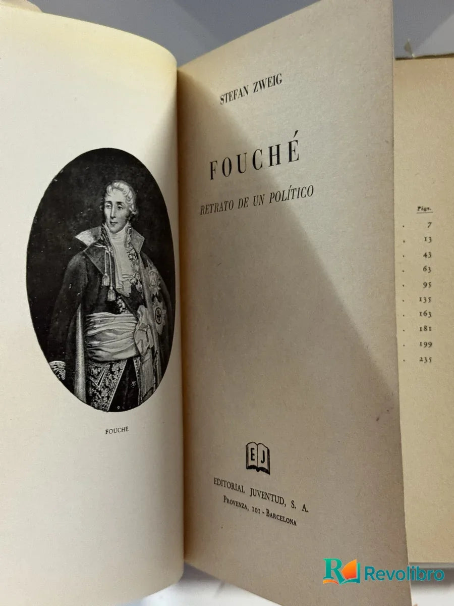 Foto 6 de Fouché El Genio Tenebroso de Stefan Zweig, libro de segunda mano