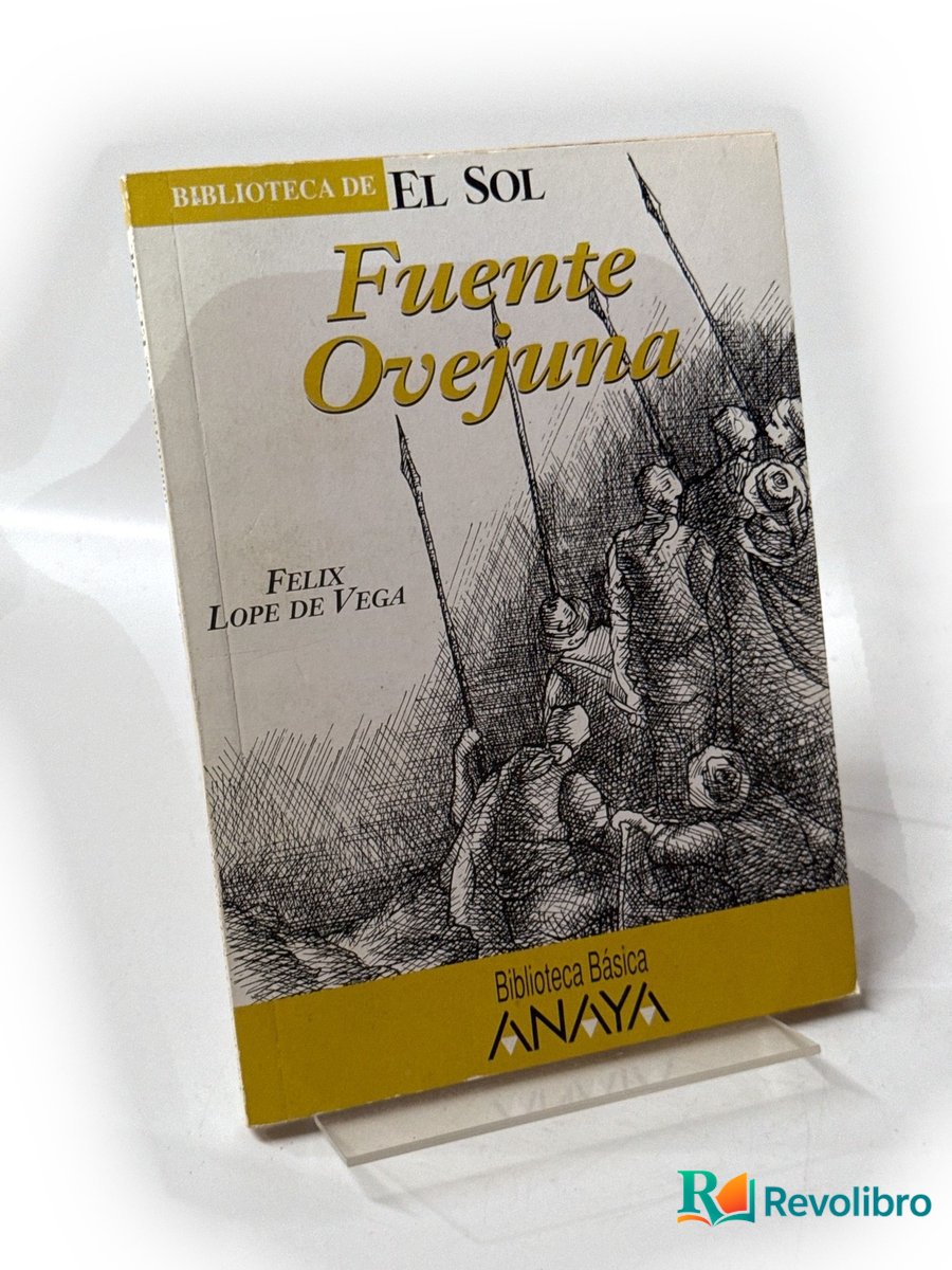 Portada de Fuente Ovejuna de Lope de Vega, libro de segunda mano