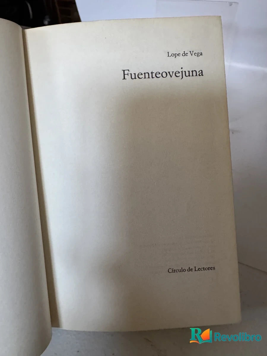 Foto 2 de Fuenteovejuna de Lope de Vega, libro de segunda mano