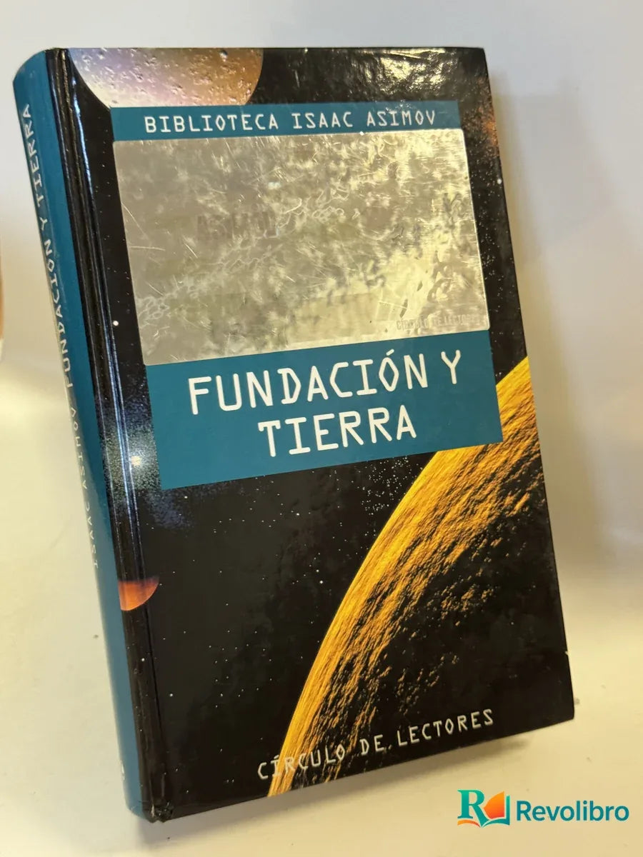 Portada de Fundación y Tierra de Isaac Asimov, libro de segunda mano