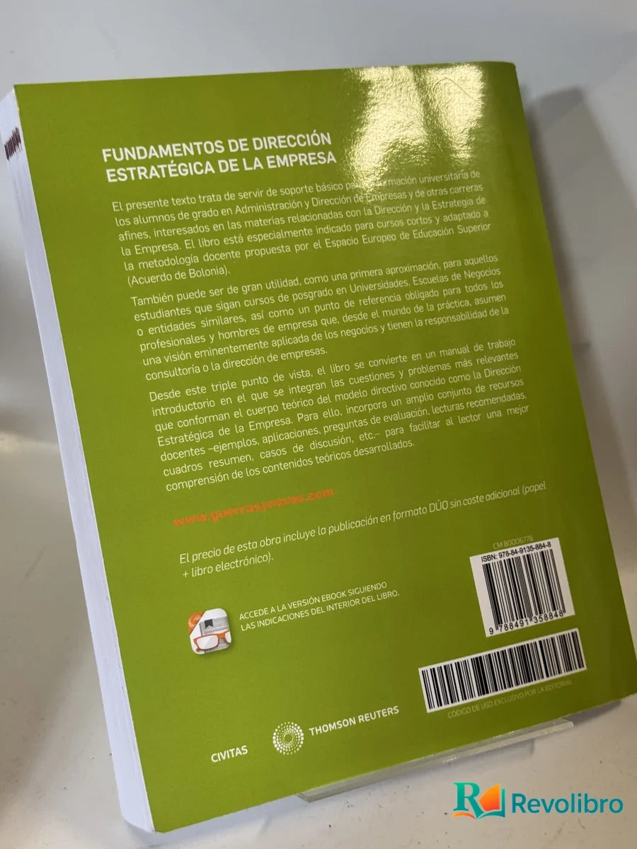 Foto 2 de Fundamentos de Dirección Estratégica de la Empresa de José Emilio Navas López Luis Ángel Guerras Martín, libro de segunda mano