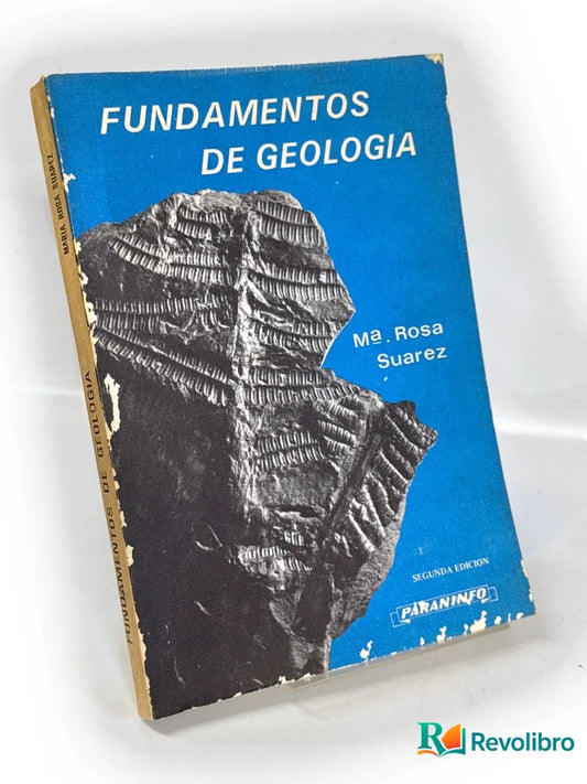 Portada de Fundamentos de geología de María Rosa Suárez, libro de segunda mano