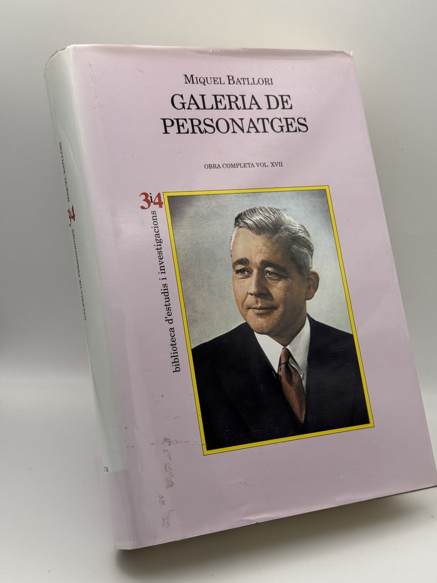 Portada de Galeria de personatges - Miguel Batllori de Miguel Batllori, libro de segunda mano