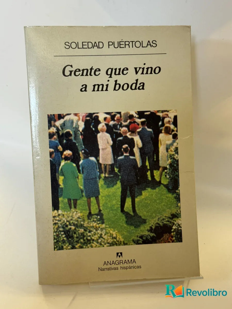 Portada de Gente que vino a mi boda de Soledad Puértolas, libro de segunda mano