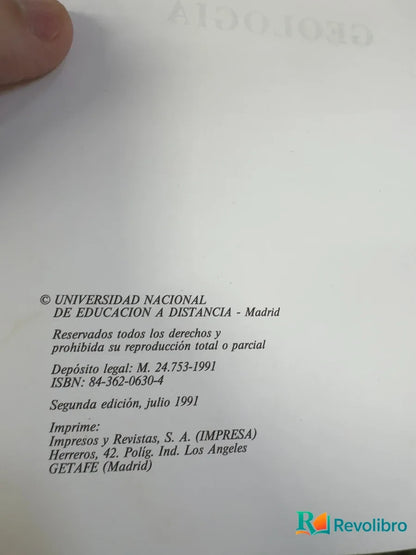 Foto 3 de Geología de Autor no identificado, libro de segunda mano