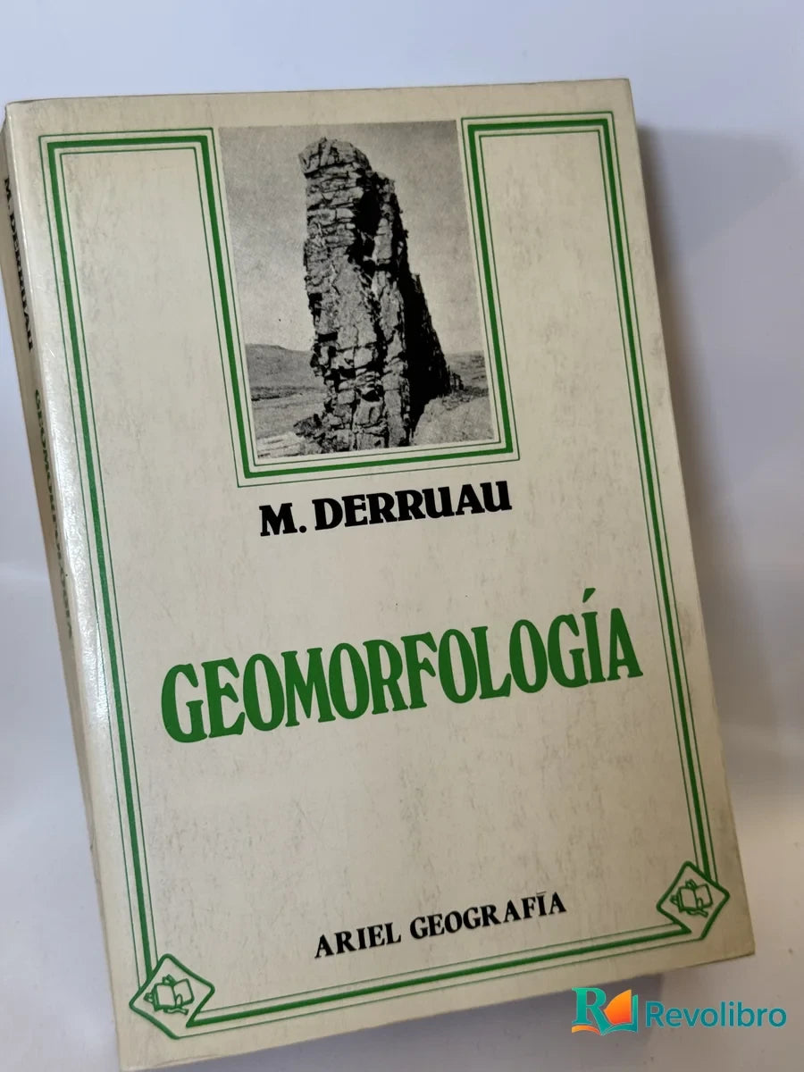 Portada de Geomorfología de M. Derruau, libro de segunda mano