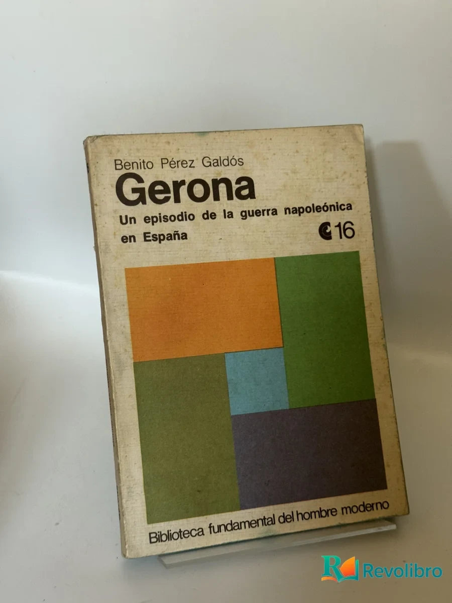 Portada de Gerona de Benito Pérez Galdós, libro de segunda mano